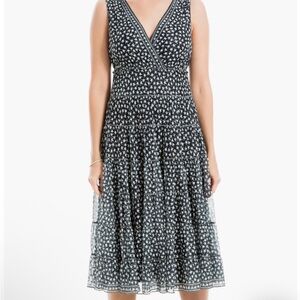 Max Studio Mesh Midi Dress